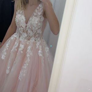 Jovani light pink dress